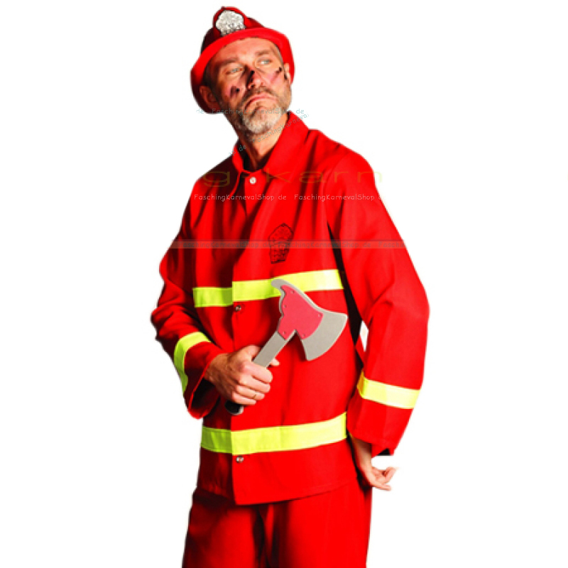 Herren Kostüm Feuerwehrmann Karneval Fasching Orl 